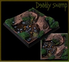 40 x 40mm Deadly Swamp Base C