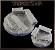 50mm Trench War Round Base C